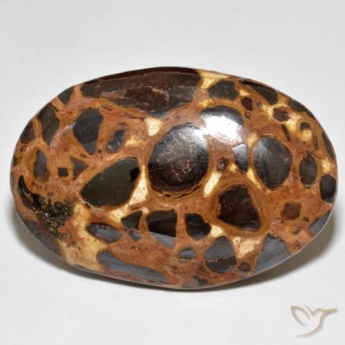 24.47ct Natural Multicolorido Jaspe, oval, Opaco