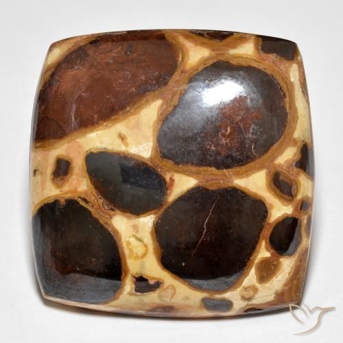 27.48ct Natural Multicolorido Jaspe, Almofada, Opaco