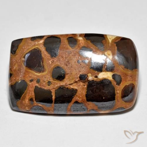 Pedra preciosa Cushion Jasper de 20,4 quilates para venda, jaspe certificado solto da Indonésia, Gema natural não tratada, 25,8 x 15,9 mm, Photo A