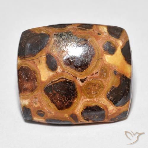 Jaspe Multicolorido Natural 12.18ct, Almofada, Opaco