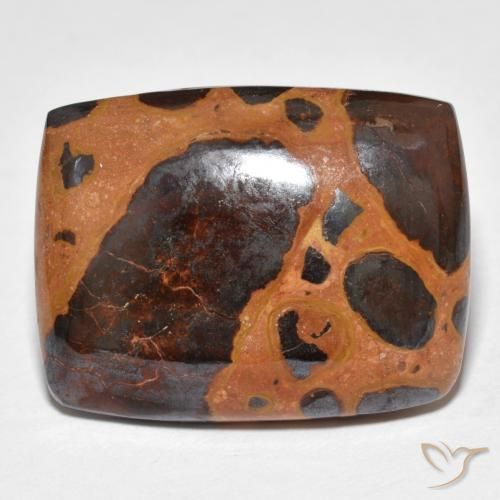 15.07ct Natural Multicolorido Jaspe, Almofada, Opaco