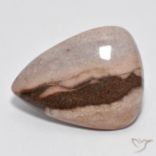 9.81ct Natural Multicolorido Jaspe, Formato de pêra, Opaco