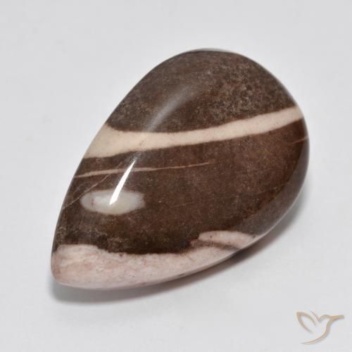 Jaspe Multicolorido Natural 17.02ct, Formato de pêra, Opaco