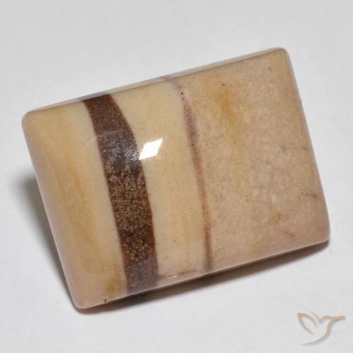 Jaspe Multicolorido Natural 22.36ct, baguete, Opaco