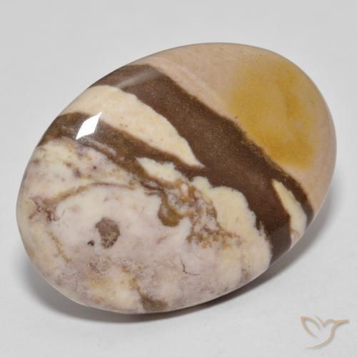 Jaspe Multicolorido Natural 25.71ct, oval, Opaco