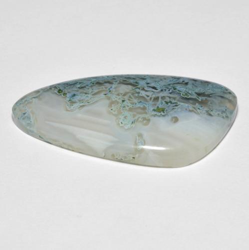 Jaspe multicolorido natural 28,82ct, forma extravagante, translúcido