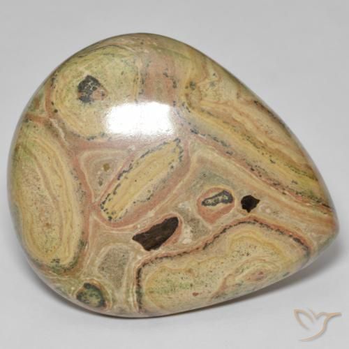 Jaspe Multicolorido Natural 85.63ct, Formato de pêra, Opaco