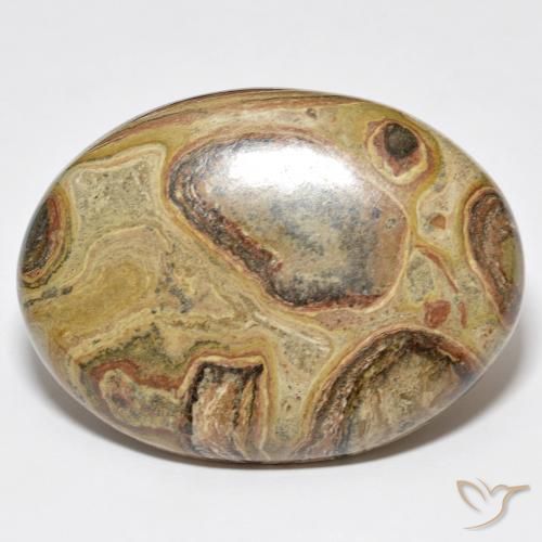 Jaspe Multicolorido Natural 79.04ct, oval, Opaco