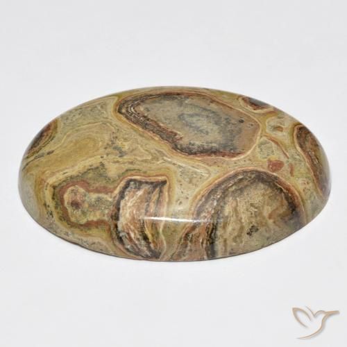 Jaspe Multicolorido Natural 79.04ct, oval, Opaco