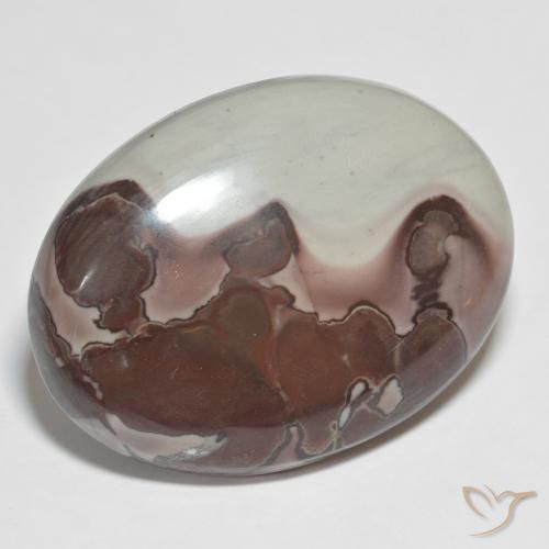 Jaspe Multicolorido Natural 43.76ct, oval, Opaco
