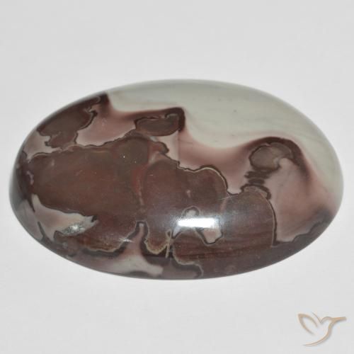 Jaspe Multicolorido Natural 43.76ct, oval, Opaco