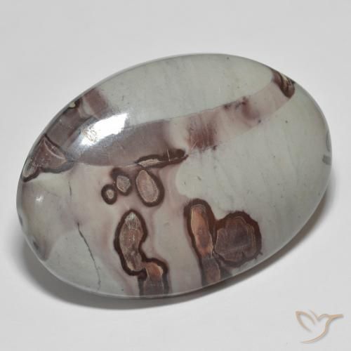 Jaspe Multicolorido Natural 57.73ct, oval, Opaco