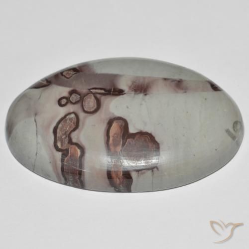 Jaspe Multicolorido Natural 57.73ct, oval, Opaco