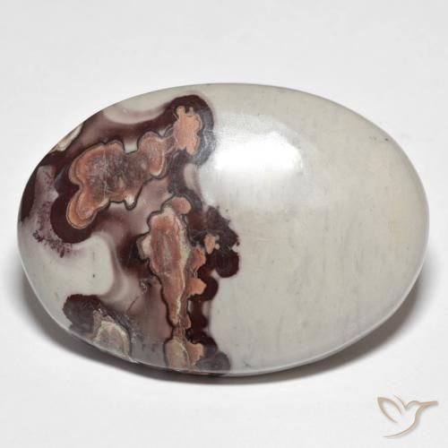 47.57ct Natural Multicolorido Jaspe, oval, Opaco