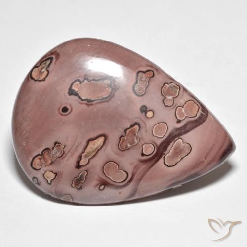Jaspe Multicolorido Natural 42.71ct, Formato de pêra, Opaco