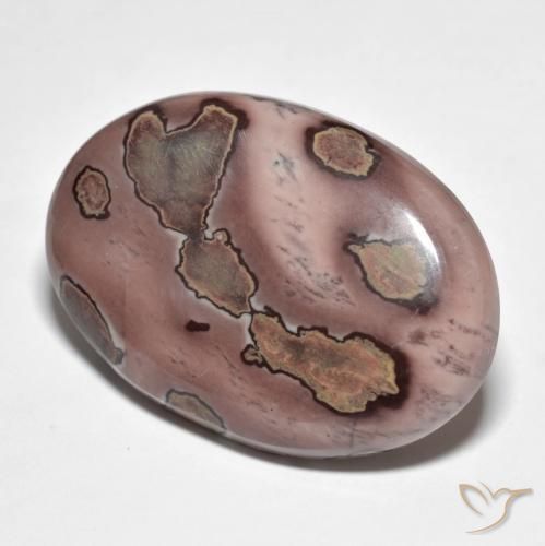 34.00ct Natural Multicolorido Jaspe, oval, Opaco