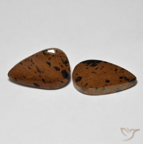 Pedras preciosas de Jaspe Multicolorido natural de 17.01 ct, Formato de pêra, Opaco