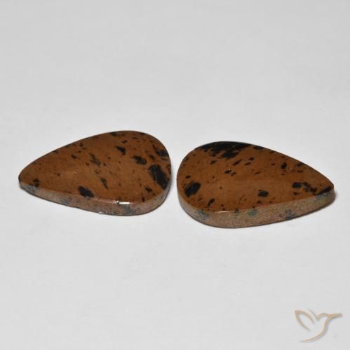 Pedras preciosas de Jaspe Multicolorido natural de 17.01 ct, Formato de pêra, Opaco