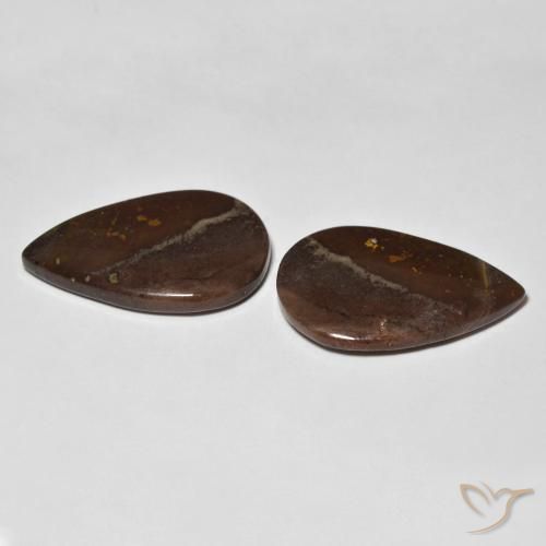 Pedras preciosas de Jaspe Multicolorido natural de 18.05 ct, Formato de pêra, Opaco