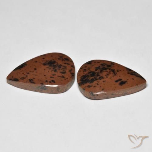 Pedras preciosas de Jaspe Multicolorido natural de 14.45 ct, Formato de pêra, Opaco
