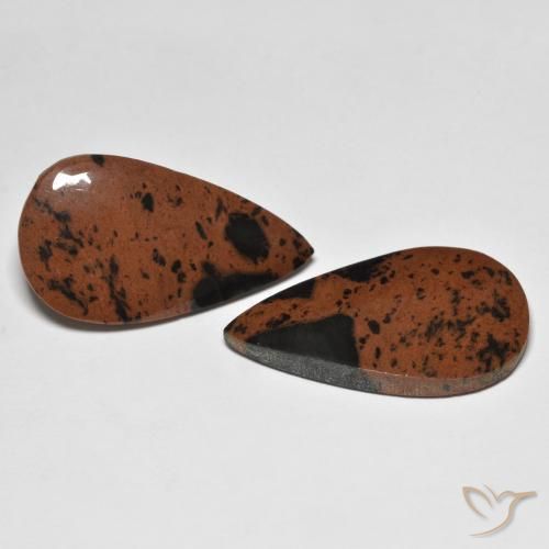 Pedras preciosas de Jaspe Multicolorido natural de 22.70 ct, Formato de pêra, Opaco