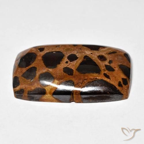 Jaspe Multicolorido Natural 25.23ct, Almofada, Opaco