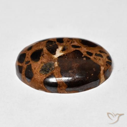 Jaspe Multicolorido Natural 19.16ct, oval, Opaco
