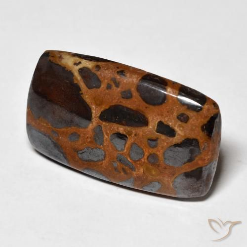 Jaspe Multicolorido Natural 20.26ct, Almofada, Opaco