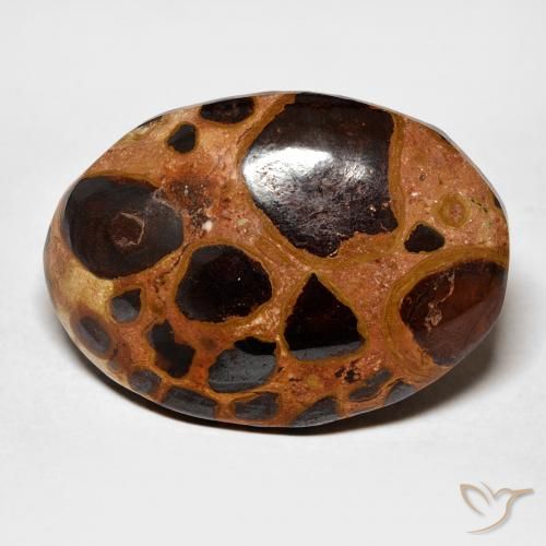 17.45ct Natural Multicolorido Jaspe, oval, Opaco