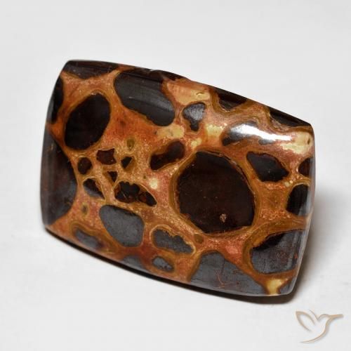 Jaspe Multicolorido Natural 20.65ct, Almofada, Opaco
