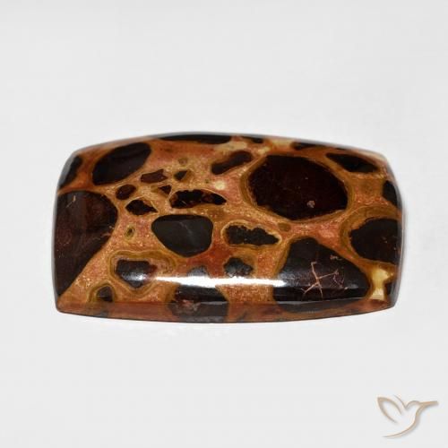 Jaspe Multicolorido Natural 20.65ct, Almofada, Opaco