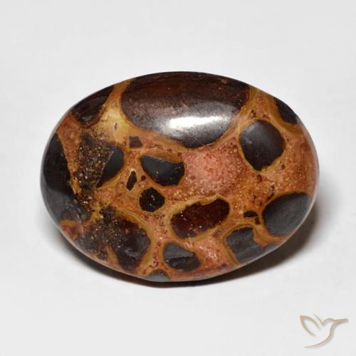 14.26ct Natural Multicolorido Jaspe, oval, Opaco