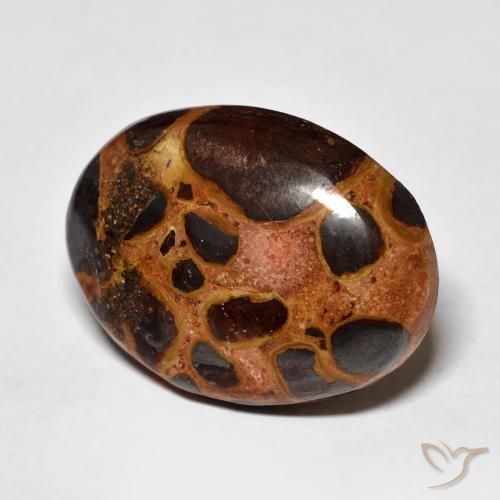 Jaspe Multicolorido Natural 14.26ct, oval, Opaco