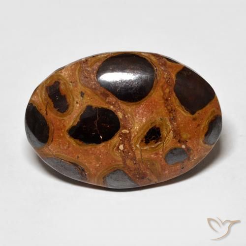 16.68ct Natural Multicolorido Jaspe, oval, Opaco