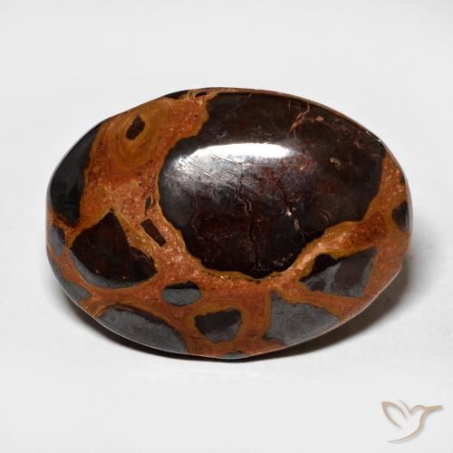 13.64ct Natural Multicolorido Jaspe, oval, Opaco