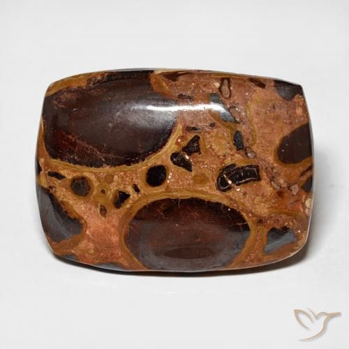 17.46ct Natural Multicolorido Jaspe, Almofada, Opaco