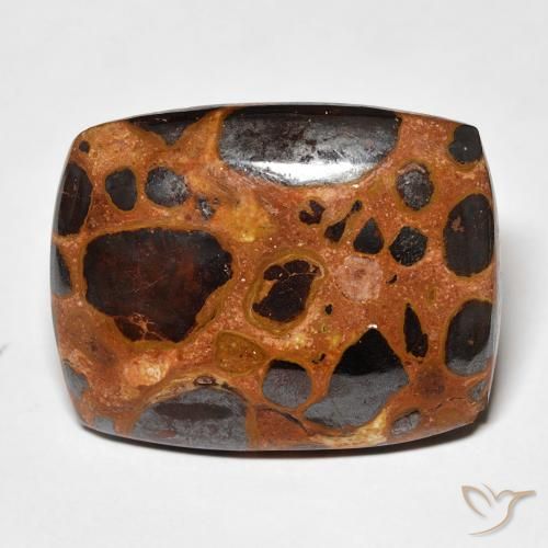 19.46ct Natural Multicolorido Jaspe, Almofada, Opaco