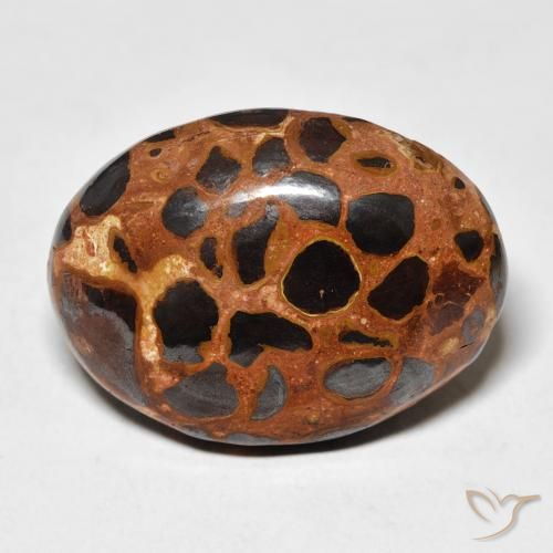 25.43ct Natural Multicolorido Jaspe, oval, Opaco