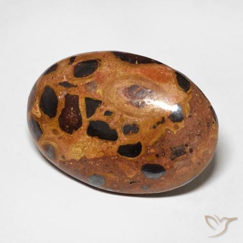 Jaspe Multicolorido Natural 13.09ct, oval, Opaco