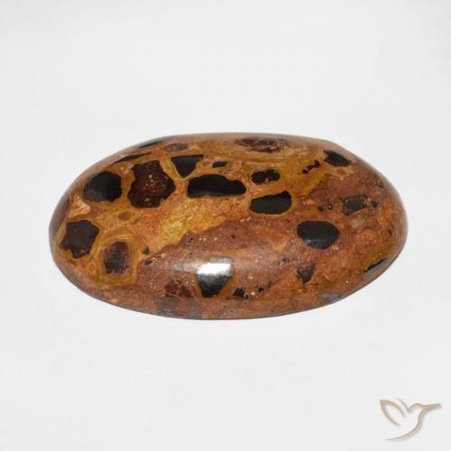 Jaspe Multicolorido Natural 13.09ct, oval, Opaco