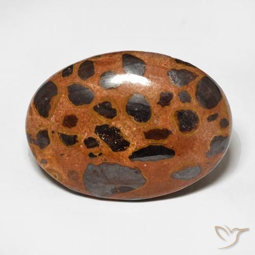 17.25ct Natural Multicolorido Jaspe, oval, Opaco