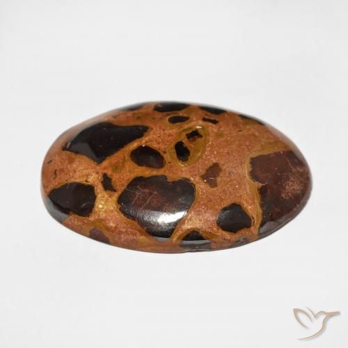 Jaspe Multicolorido Natural 17.08ct, oval, Opaco