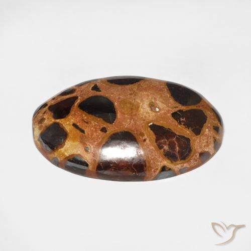 Jaspe Multicolorido Natural 17.65ct, oval, Opaco