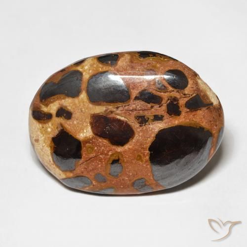 15.22ct Natural Multicolorido Jaspe, oval, Opaco