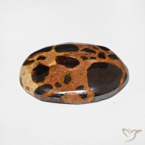 Jaspe Multicolorido Natural 15.22ct, oval, Opaco
