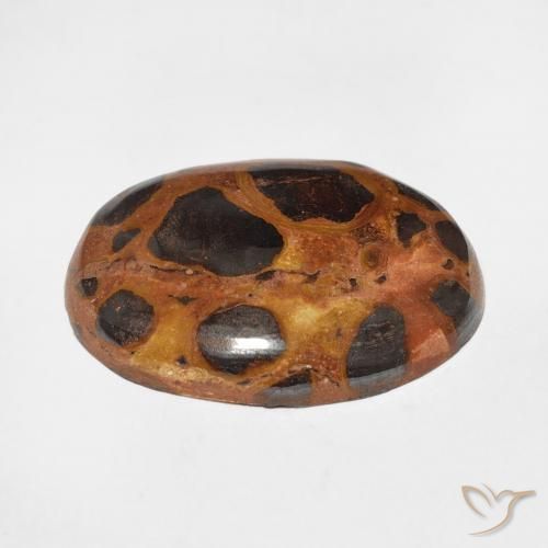 Jaspe Multicolorido Natural 17.65ct, oval, Opaco
