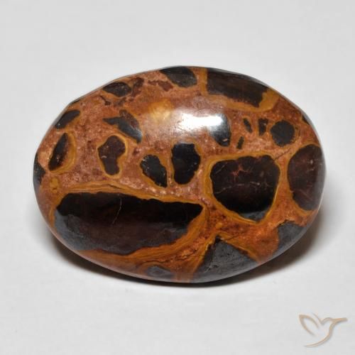 17.26ct Natural Multicolorido Jaspe, oval, Opaco
