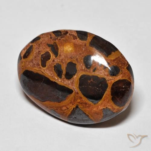 Jaspe Multicolorido Natural 17.26ct, oval, Opaco