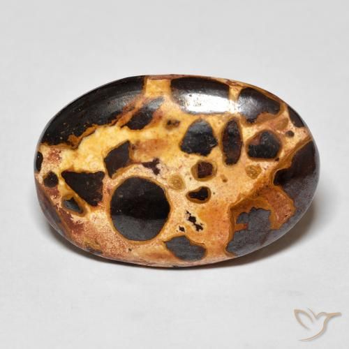 16.03ct Natural Multicolorido Jaspe, oval, Opaco