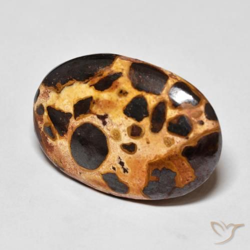 Jaspe Multicolorido Natural 16.03ct, oval, Opaco